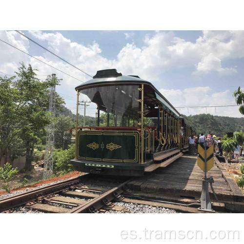 Trenes de motor de vapor con entrega rápida.